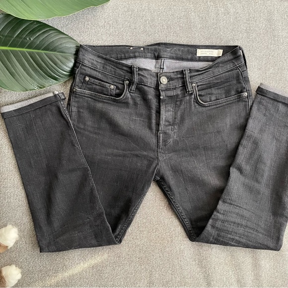 [SOLD] ALLSAINTS Cigarette Jeans - Black - Size 31 - Picture 4 of 11